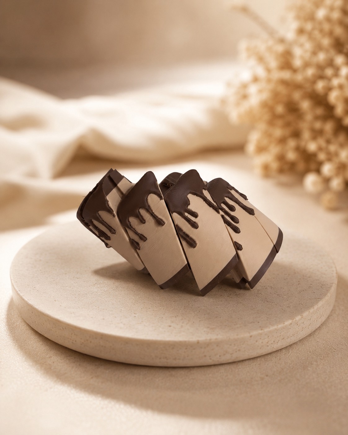 Fidget Bolo (Creme/Chocolate)