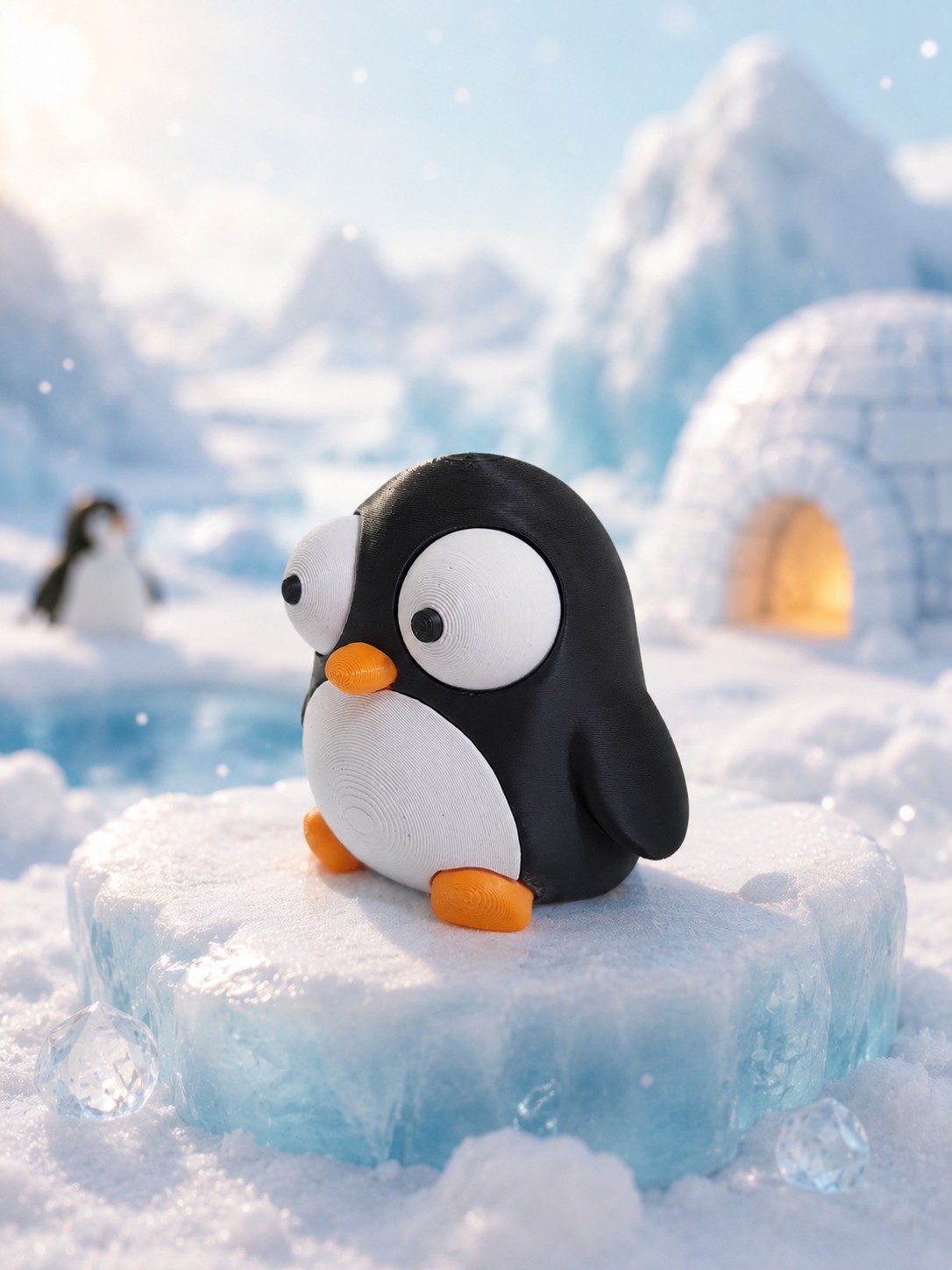 Boneco Decorativo Pinguim (Coleção Goofy)