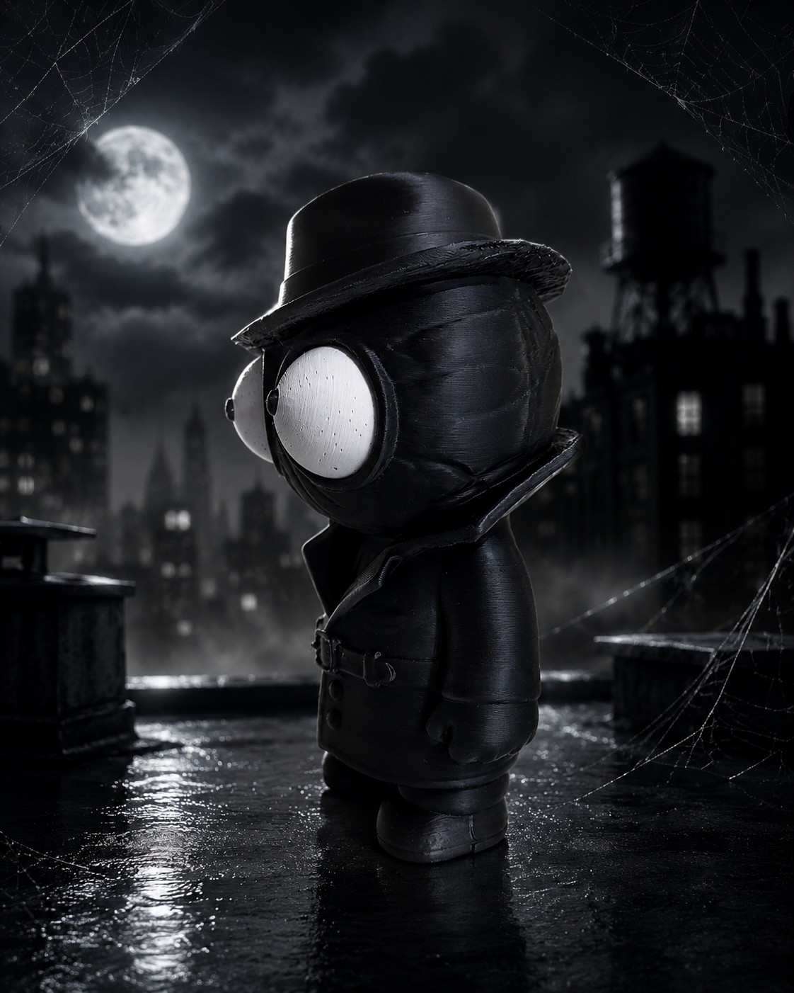 Boneco Decorativo Spider Noir (Coleção Goofy)