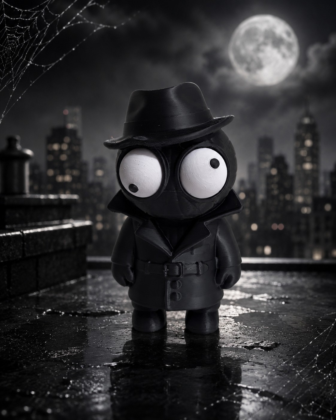 Boneco Decorativo Spider Noir (Coleção Goofy)