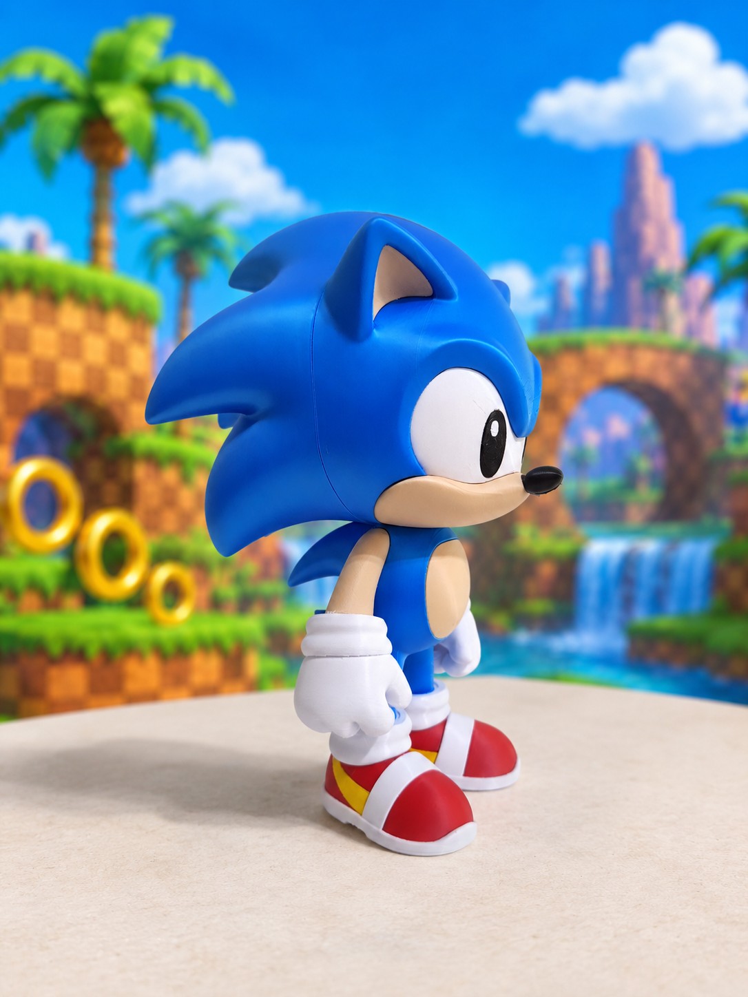 Boneco Decorativo Colecionável Sonic