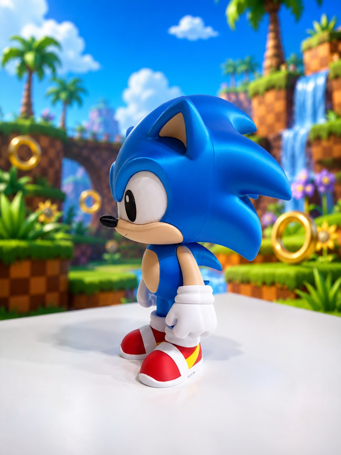 Boneco Decorativo Colecionável Sonic