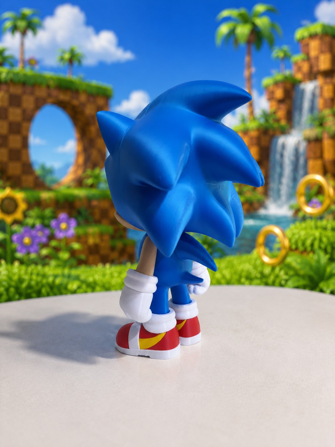 Boneco Decorativo Colecionável Sonic